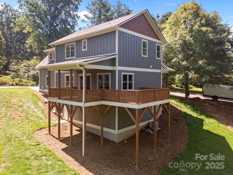 Back and side decks Back and side decks