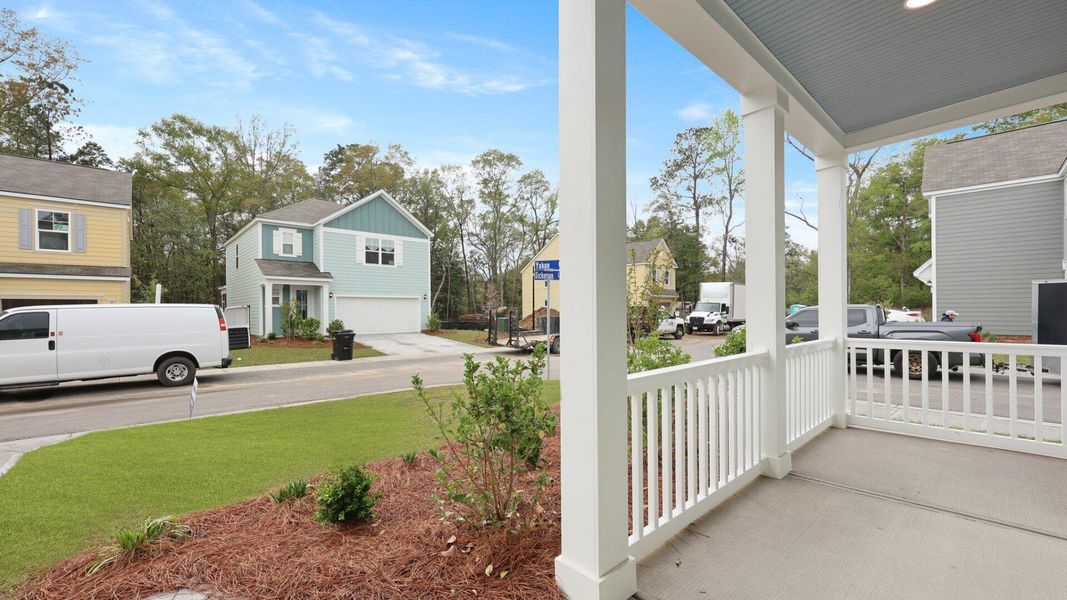 Exterior details and patio area of a home in Founders Corner, Summerville (Image 3).