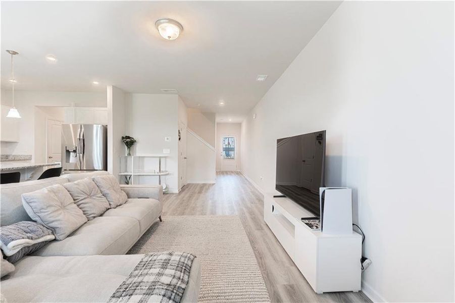 Furnished interior view inside a new home in Ellison Square, Sugar Hill (Image 12).
