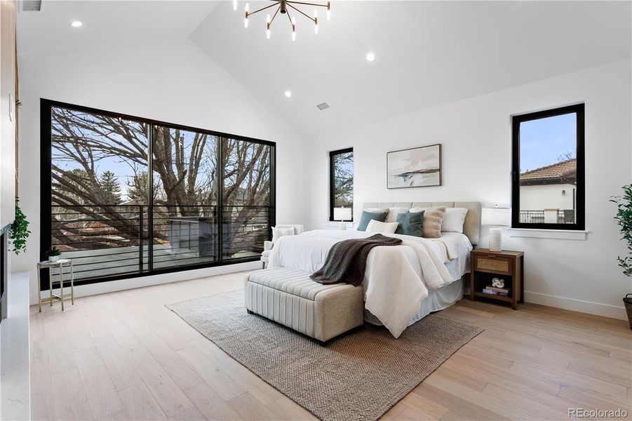 Furnished interior view inside a new home in , Denver (Image 17).