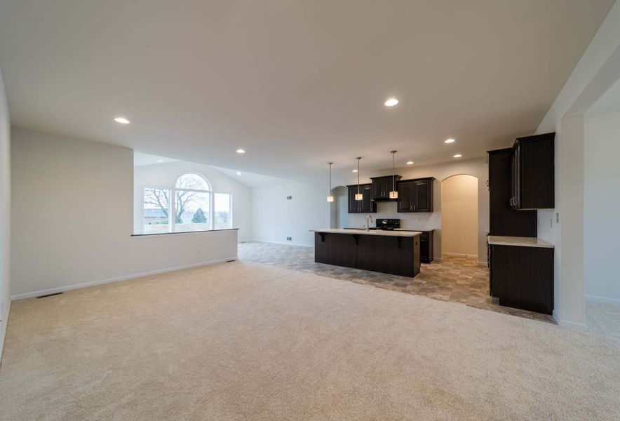 Family Room & Classic Kitchen