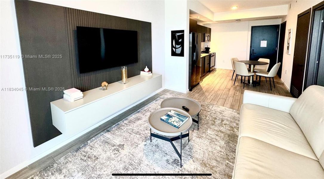 Furnished interior view inside a new home in The Elser Hotel & Residences, Miami (Image 6).