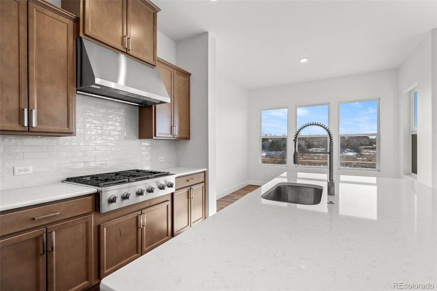 Furnished interior view inside a new home in Trailside at Cottonwood Creek, Colorado Springs (Image 16). Furnished interior view inside a new home in Trailside at Cottonwood Creek, Colorado Springs (Image 16).