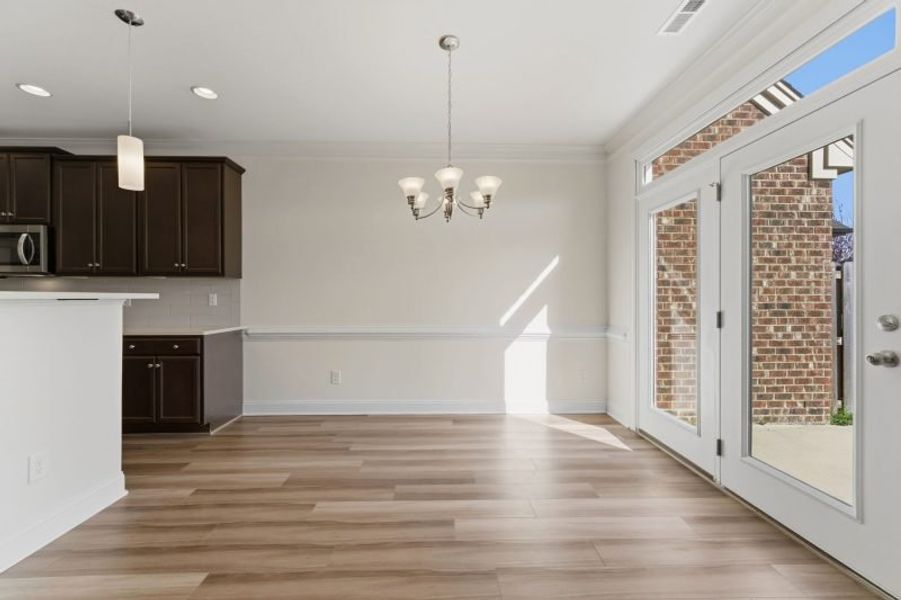 Representative unfurnished interior of a home built from the Cayman by Keystone Homes NC in Weybridge, Burlington (Image 54). Representative unfurnished interior of a home built from the Cayman by Keystone Homes NC in Weybridge, Burlington (Image 54).