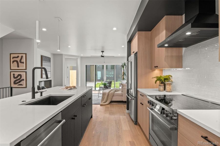 Furnished interior view inside a new home in , Denver (Image 34).