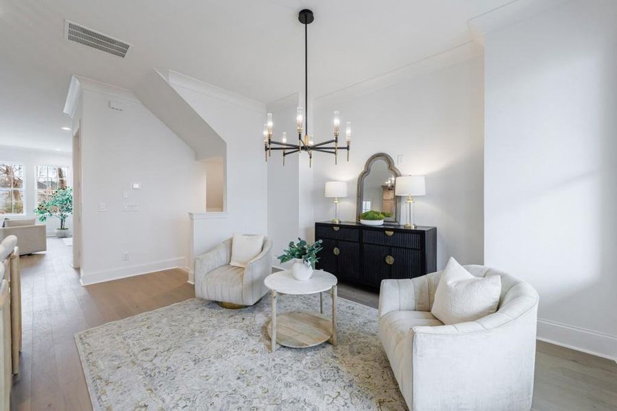 Furnished interior view inside a new home in , Alpharetta (Image 16).