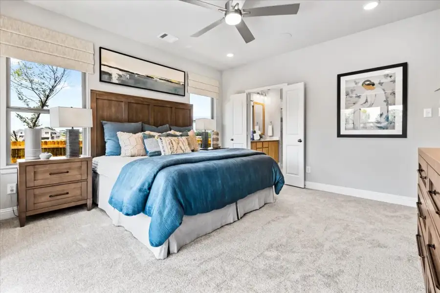 Furnished interior view inside a new home in Leonard Trails, Anna (Image 13).