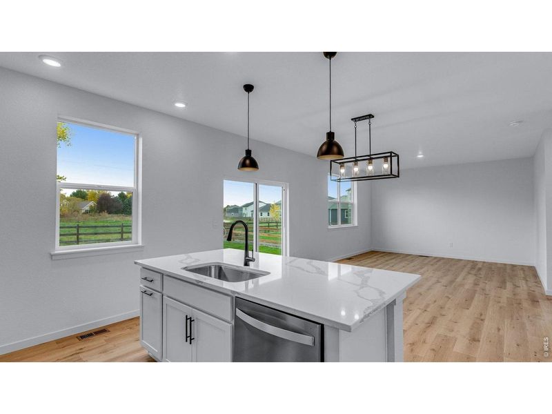 Furnished interior view inside a new home in Hansen Farm, Fort Collins (Image 6).