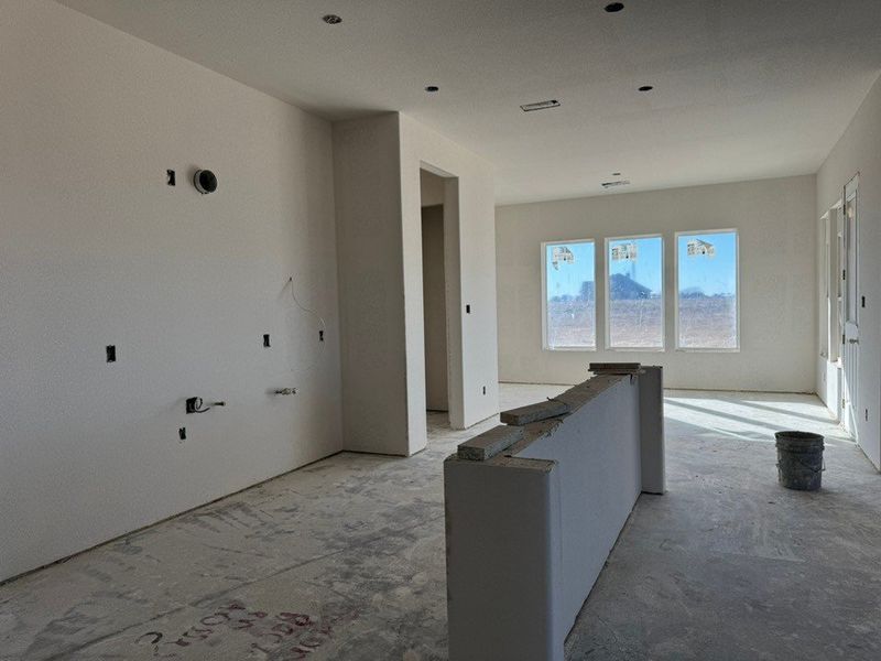 In-progress construction of a new home in Rocky Top, Krum, TX (Image 10).