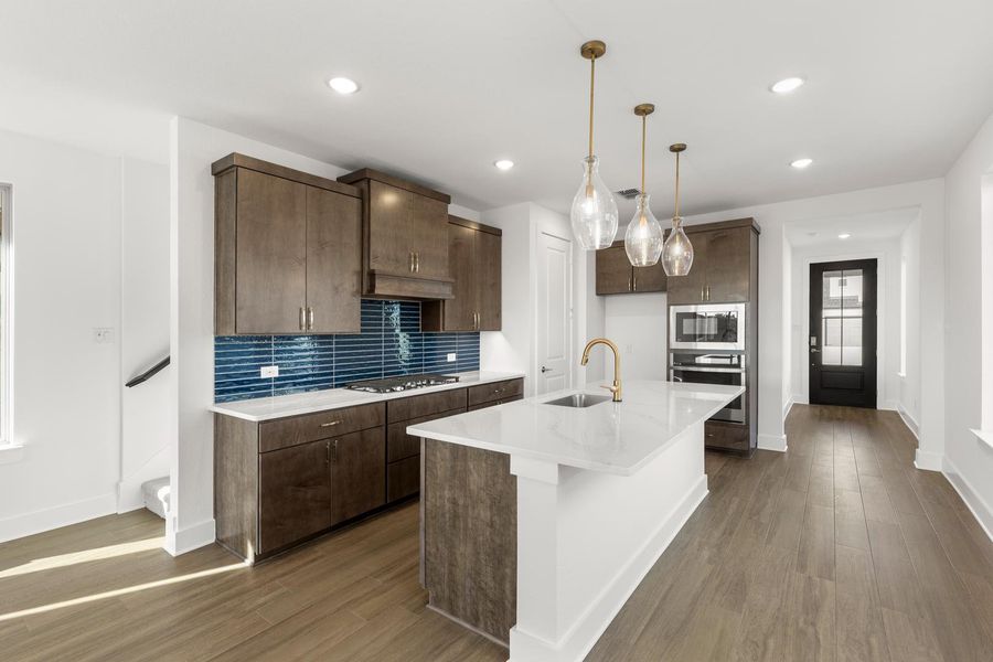 Furnished interior view inside a new home in Union Park, Little Elm (Image 10).