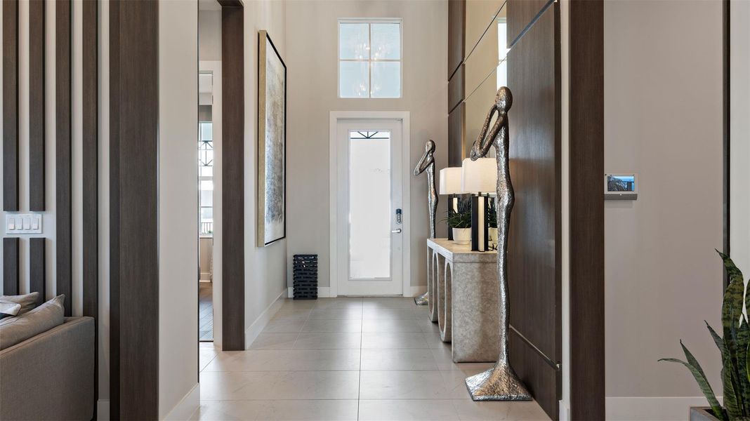 Furnished interior view inside a new home in L'Ambiance at Avenir, Palm Beach Gardens (Image 13).