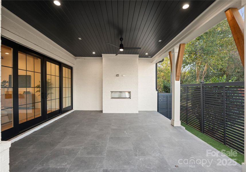 Exterior details and patio area of a home in , Charlotte (Image 27).