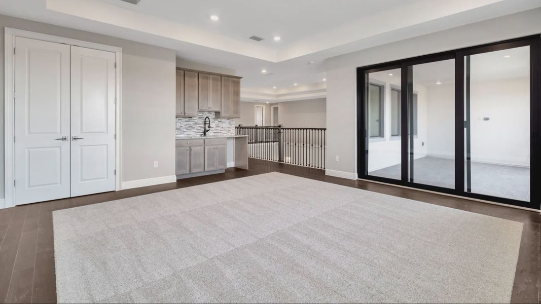Representative furnished interior of a home built from the Canary by DRB Homes in River Preserve Estates, Parrish (Image 16).