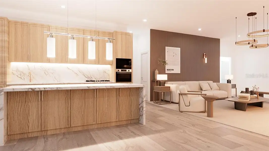 Furnished interior view inside a new home in , Ocala (Image 13).