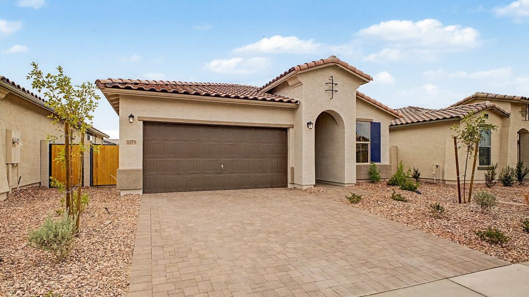 Larkspur Home Plan - Exterior Elevation A Spanish Colonial Larkspur Home Plan - Exterior Elevation A Spanish Colonial
