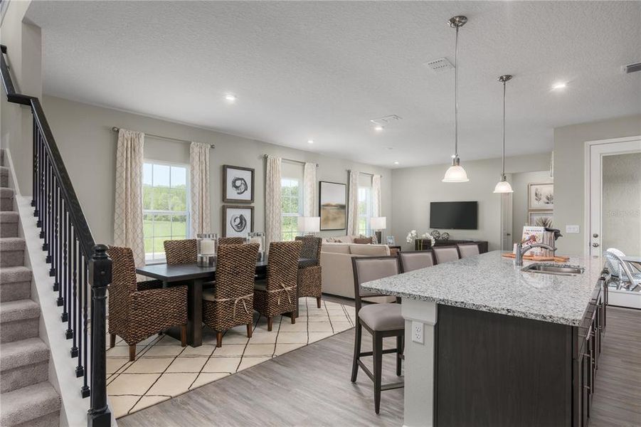 Furnished interior view inside a new home in , Auburndale (Image 6). Furnished interior view inside a new home in , Auburndale (Image 6).