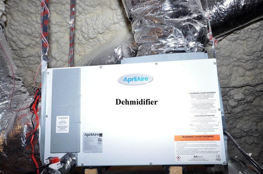 In system Dehumidifier. In system Dehumidifier.