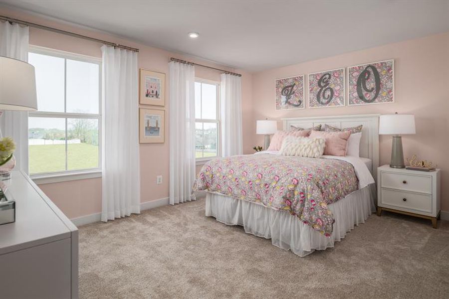 Representative furnished interior of a home built from the Saint Lawrence by Ryan Homes in Muirwood, Murfreesboro (Image 22).