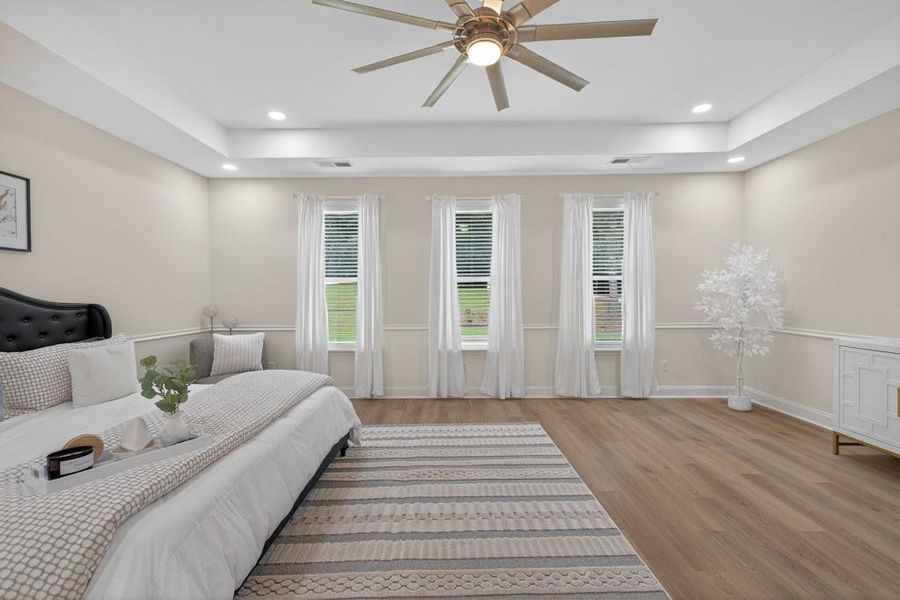 Furnished interior view inside a new home in , Oxford (Image 62).