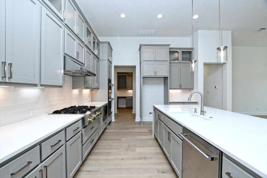 Representative furnished interior of a home built from the Madera II by Giddens Homes in Scofield Farms Estates, Georgetown (Image 276).