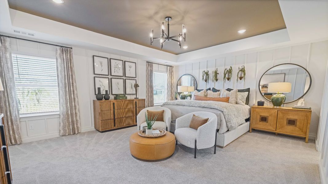 Furnished interior view inside a new home in Cottages of Bearwood, Mount Pleasant (Image 33).