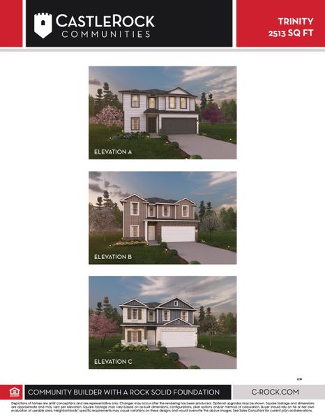 Image 71 representing the Trinity by CastleRock Communities in Newport, Crosby, TX.