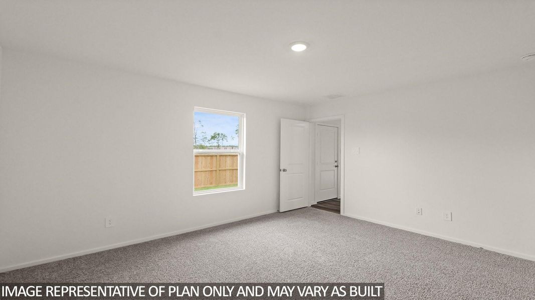 Spacious, unfurnished interior of a new home in Porters Mill, New Caney (Image 9).
