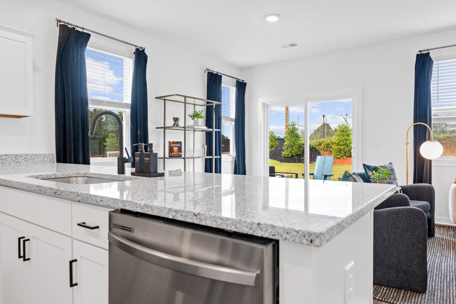 Representative furnished interior of a home built from the Raycord by Hunter Quinn Homes in Westgate Village Townes, Spartanburg (Image 15). Representative furnished interior of a home built from the Raycord by Hunter Quinn Homes in Westgate Village Townes, Spartanburg (Image 15).