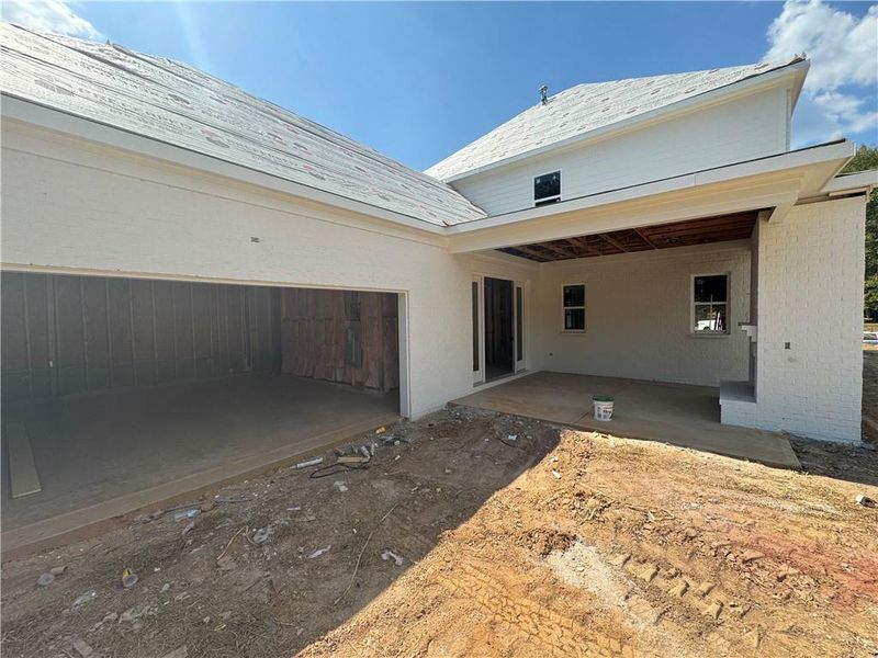 Front exterior of a new home in , Suwanee, GA, highlighting curb appeal (Image 12). Front exterior of a new home in , Suwanee, GA, highlighting curb appeal (Image 12).