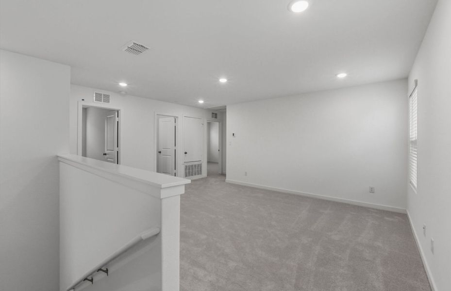 Representative unfurnished interior of a home built from the Fentress by Centex in Larson Crossing, Elgin (Image 18).