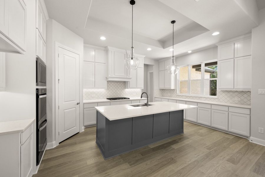 Furnished interior view inside a new home in Waterfall Ranch, Waxahachie (Image 9).