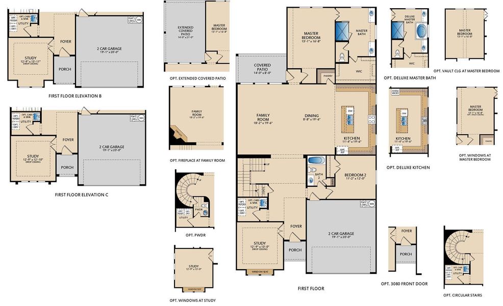2D floor plan layout for the Westbury by Pacesetter Homes in Creekview Meadows, Pilot Point, TX (Image 4). 2D floor plan layout for the Westbury by Pacesetter Homes in Creekview Meadows, Pilot Point, TX (Image 4).