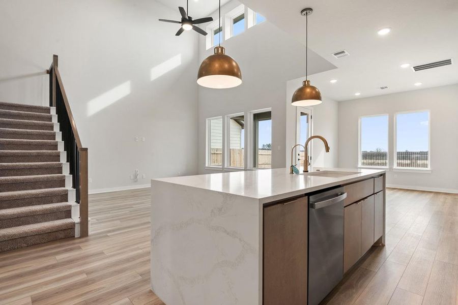 Furnished interior view inside a new home in Lagos Reserve, Manor (Image 8).