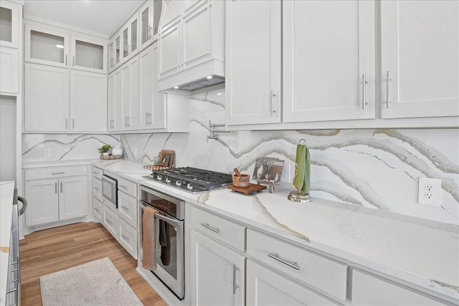 Furnished interior view inside a new home in , Azle (Image 6).