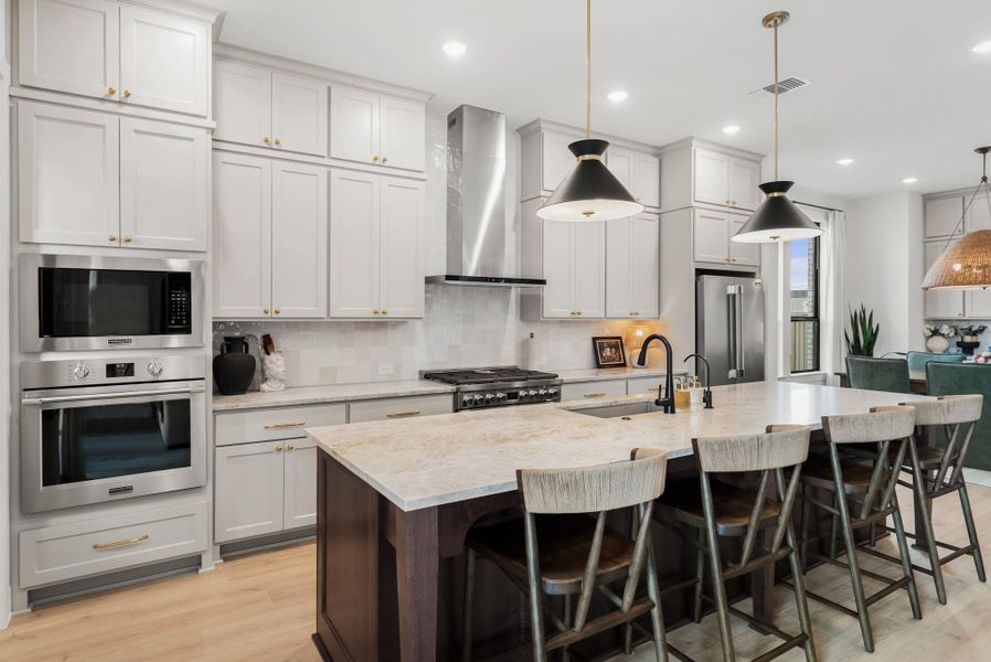 Furnished interior view inside a new home in Santa Rita Ranch, Liberty Hill (Image 13).