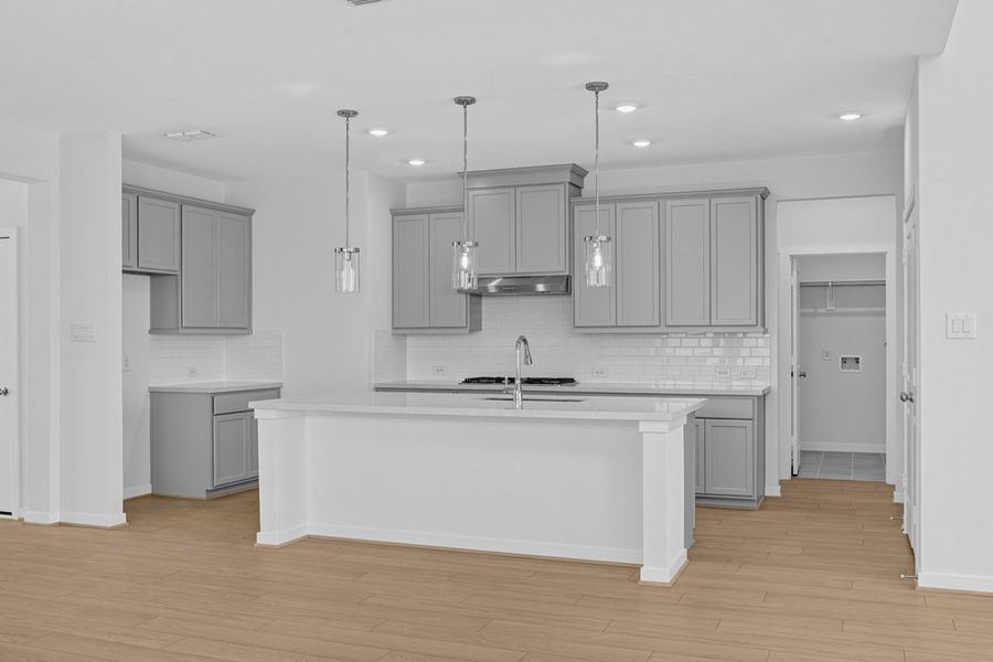 Furnished interior view inside a new home in Avalon at Cypress, Cypress (Image 7).
