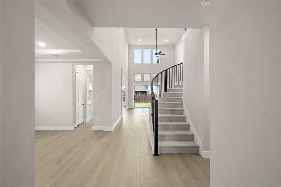 Spacious, unfurnished interior of a new home in Birdsong, Mansfield (Image 19). Spacious, unfurnished interior of a new home in Birdsong, Mansfield (Image 19).