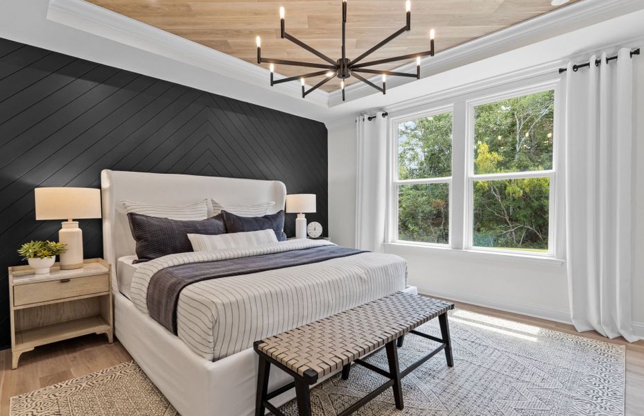 Furnished interior view inside a new home in Del Webb Wilmington at Mallory Creek, Leland (Image 9).