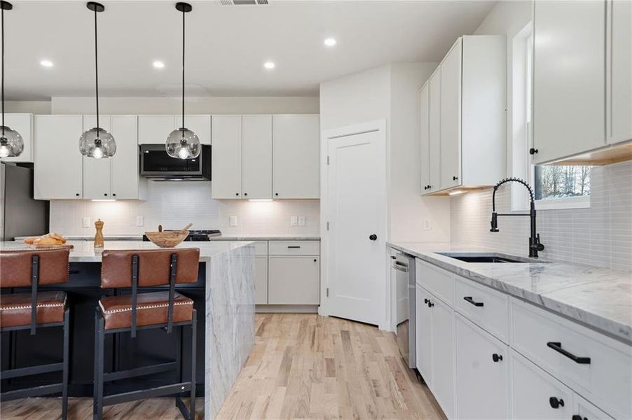 Furnished interior view inside a new home in , Scottdale (Image 8).