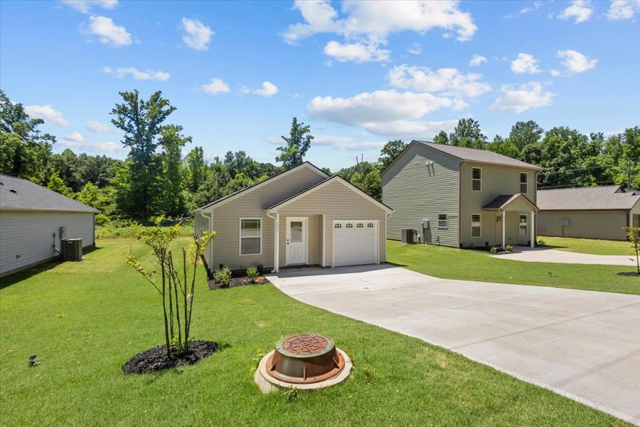 Representative exterior photo of a completed home built from the Yale by Enchanted Homes in Gentry Place, Spartanburg, SC (Image 11).