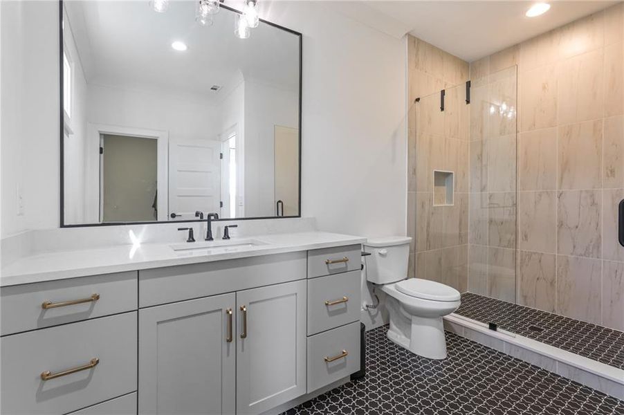 Furnished interior view inside a new home in , Milton (Image 50).