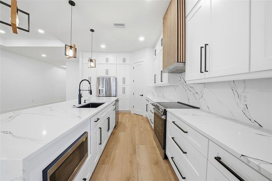 Furnished interior view inside a new home in , St. Petersburg (Image 17).