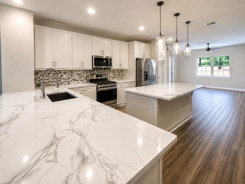 Furnished interior view inside a new home in , Wharton (Image 6).