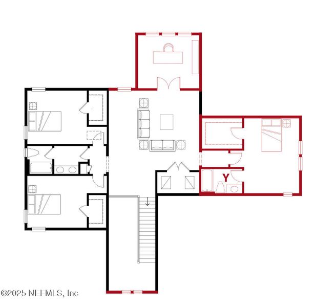 2D floor plan layout of this home in SilverLeaf, St. Augustine, FL (Image 2). 2D floor plan layout of this home in SilverLeaf, St. Augustine, FL (Image 2).