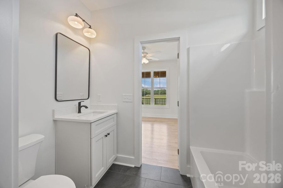 Furnished interior view inside a new home in , China Grove (Image 16).