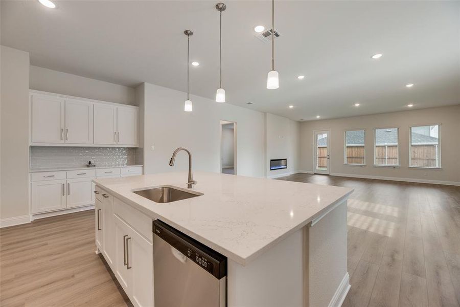Furnished interior view inside a new home in Bayside, Rowlett (Image 10).