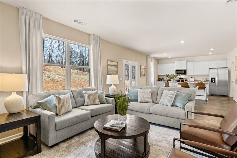 Furnished interior view inside a new home in Preserve at Dove Creek, Statham (Image 34). Furnished interior view inside a new home in Preserve at Dove Creek, Statham (Image 34).