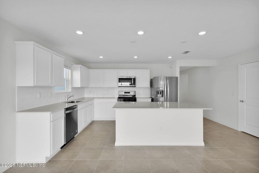 Furnished interior view inside a new home in Wells Landing, Jacksonville (Image 5).
