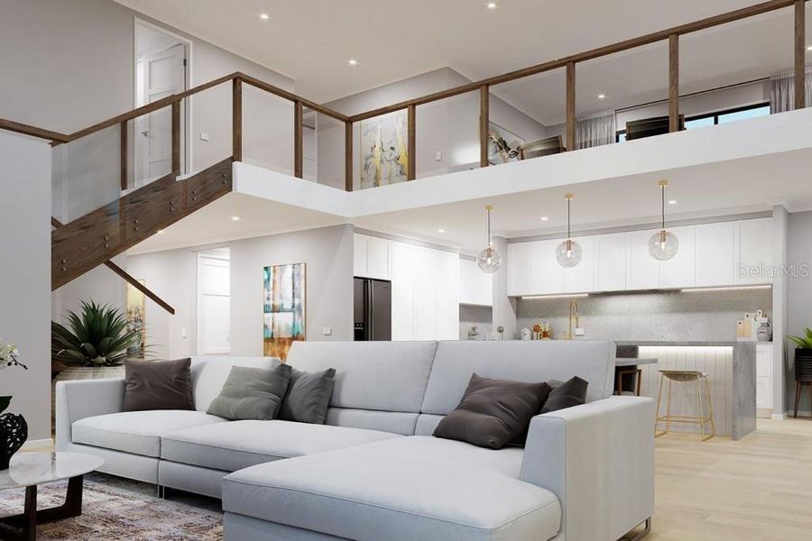 Furnished interior view inside a new home in , Myakka City (Image 9).