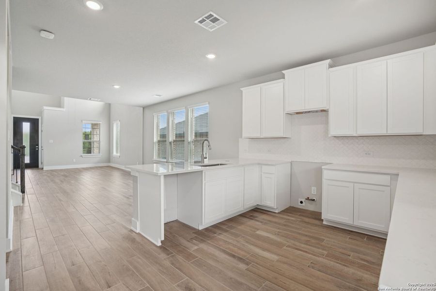 Furnished interior view inside a new home in Kallison Ranch, San Antonio (Image 4).
